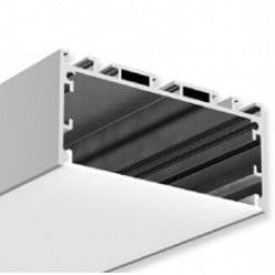 Профиль Накладной, Подвесной Алюминиевый 3575-2500 Anod С Матовым Экраном 62885