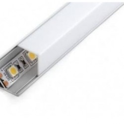 Профиль Угловой 1616-2000 Anod С квадратным Матовым Экраном