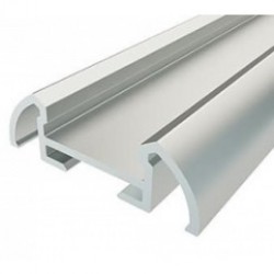 Профиль Накладной Алюминиевый SG 3909-2 Anod С Матовым Экраном