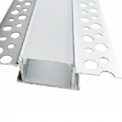 Профиль Встраиваемый Для Гипсокартона SG 9718-3000 Anod С Матовым Экраном