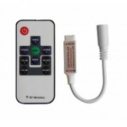 Радио Rgb-контроллер rf-10b-mini (12/24V, 72/144W)