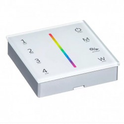 Пульт Панель RGB сенсорная 4 зоны SG24 белая LUX