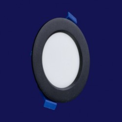 Светильник Светодиодный Круглый 8W (4000K, 1000Lm, белый, черный) Повышенной Яркости ТЕ