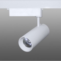 Трековый Светодиодный Светильник 154 (20W, 3000-4000K, Однофазный, Белый, черный Корпус) 73832