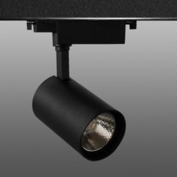Трековый Светодиодный Светильник 170 (30W, 6000K, Однофазный, Черный Корпус) 71440