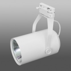 Трековый Светодиодный Светильник 133 (30W, 3000-6000K, Однофазный, Белый, Черный Корпус) 73871
