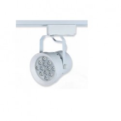 Трековый Светодиодный Светильник 36 (220V, Белый Корпус, 12W, Однофазный) 70091
