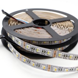 Открытая Светодиодная Лента SMD 5050, 60Led/М, IP33, 12V RGB-DW, WW