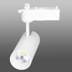 Трековый светодиодный светильник 146 (10W, 3000-4000K, однофазный, белый корпус) 73886
