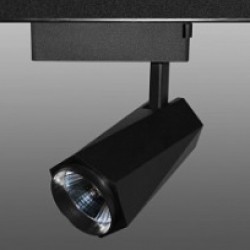 Трековый Светодиодный Светильник 174 (20W, 3000K, Однофазный, Белый, Черный Корпус) 71444