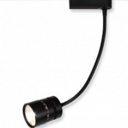 Светодиодный светильник трековый A36B 2L  (7W, 4100K, однофазный, черный корпус) 48532