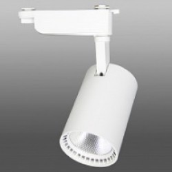 Трековый светодиодный светильник 108 (30W, 3000, 4100K, однофазный, белый, черный корпус) 73847