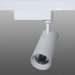 Трековый светодиодный светильник 182 (30W, 3000-6000K, однофазный, белый, черный корпус) 73972