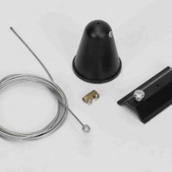 Подвес для однофазного трека (черный, белый) 72354