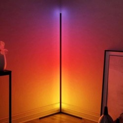 Напольный светодиодный Светильник  CornerLight RGB SPI 1600, 23Вт (черный, белый корпус) 220В