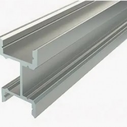 Трехсторонний  Накладной  профиль 2716-2 Anod С Матовым Экраном